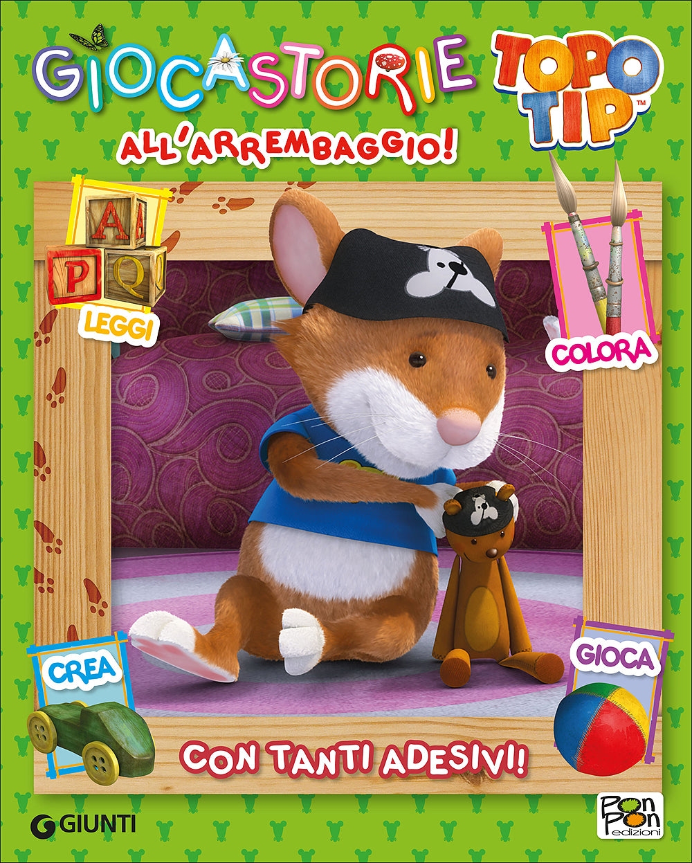 Giocastorie Topo Tip - All'arrembaggio!::Con tanti adesivi!