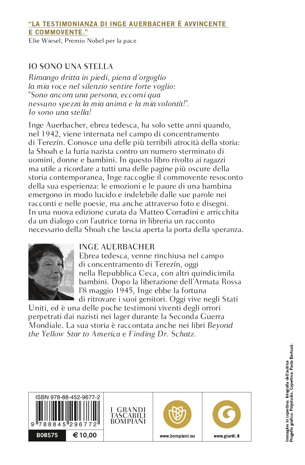 Io sono una stella::La vera storia di speranza e sopravvivenza di una bambina della Shoah - Con un dialogo tra l'autrice e Matteo Corradini