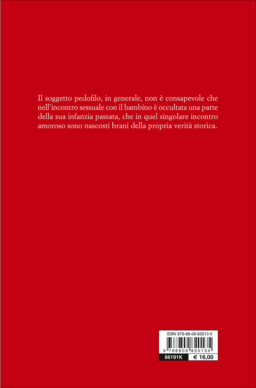 La voglia oscura::Pedofilia e abuso sessuale