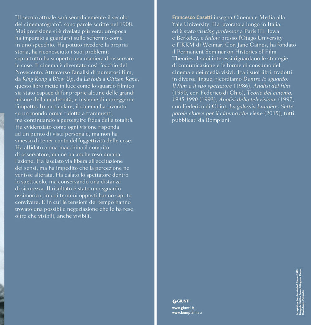 L'occhio del Novecento::Cinema, esperienza, modernità