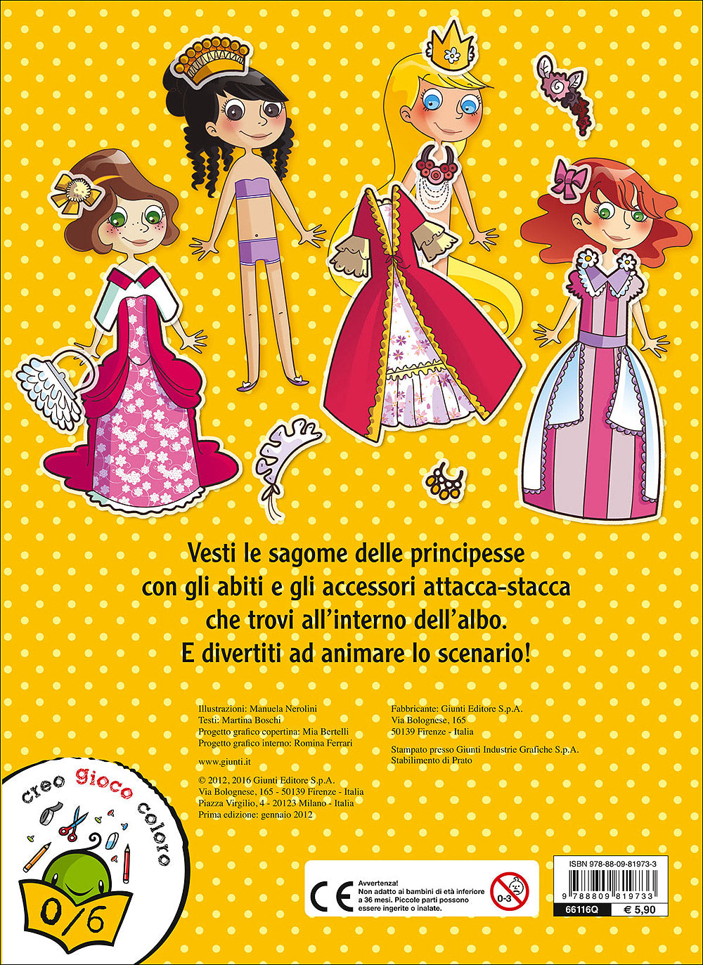 Principesse attacca-stacca::Con tanti vestiti e accessori attacca-stacca!