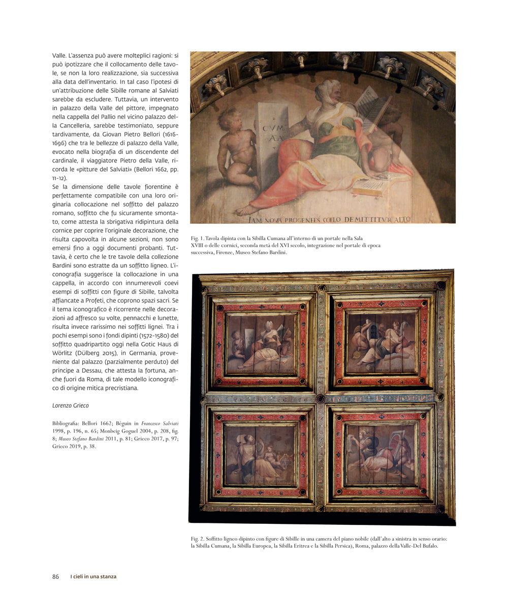 I cieli in una stanza::Soffitti  lignei a Firenze e a Roma nel Rinascimento