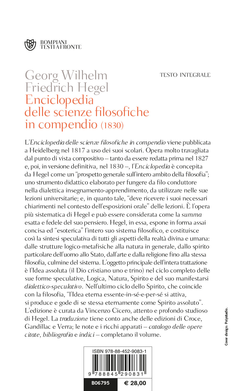 Enciclopedia delle scienze filosofiche in compendio (1830)::Testo tedesco a fronte