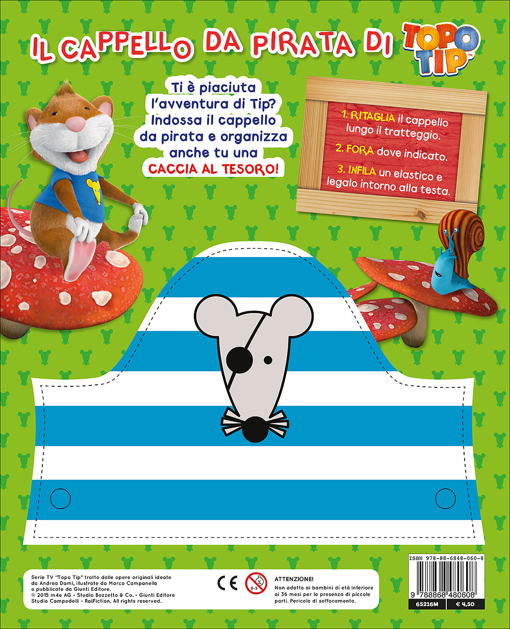 Giocastorie Topo Tip - All'arrembaggio!::Con tanti adesivi!