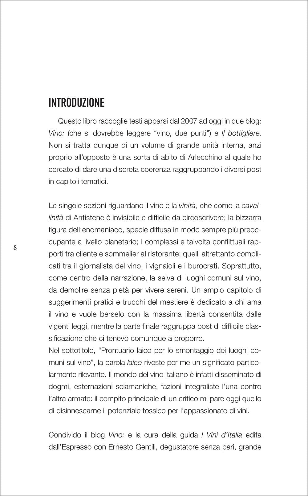 Le parole del vino::Prontuario laico di smontaggio dei luoghi comuni sul vino