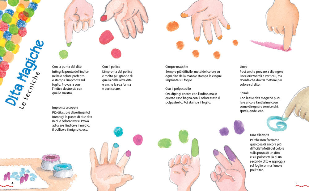 Disegnare con le impronte