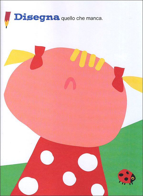 Disegna e colora Facce::3/6 anni