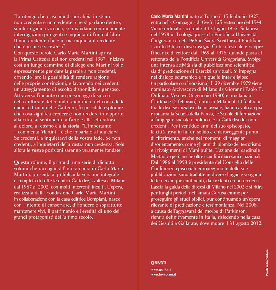 Le cattedre dei non credenti