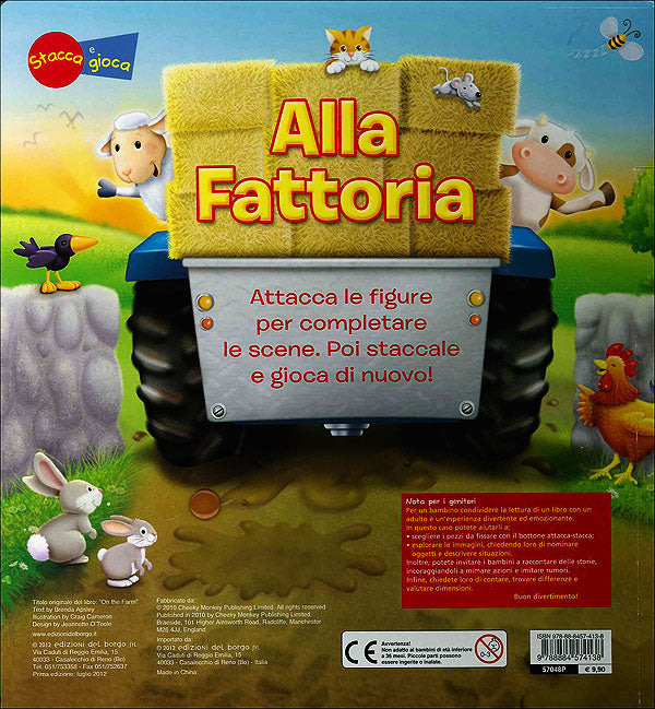 Alla fattoria::Con 5 personaggi con bottone attacca-stacca - Stacca e gioca