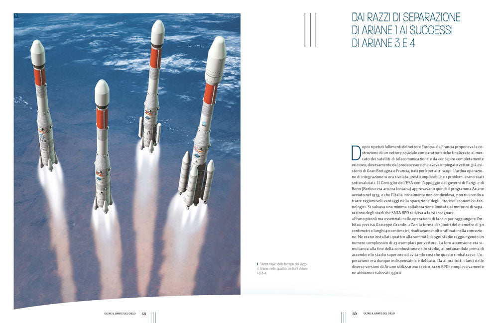 Oltre il limite del cielo::Storia di un'impresa alla conquista dello spazio