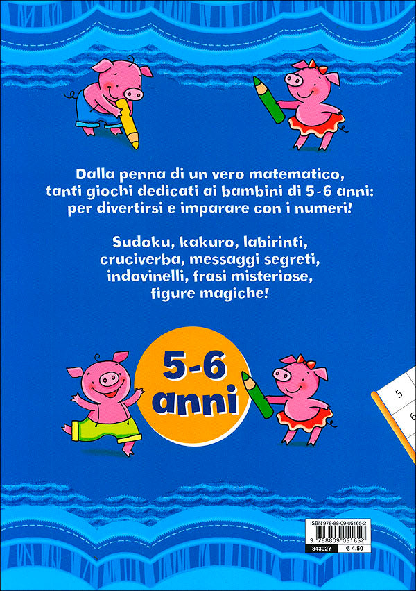 Enigmistica doc. 5-6 anni::La matematica diventa un Gioco - Illustrazioni di Barbara Bongini