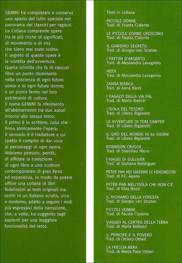 Il giardino segreto::nella traduzione di Giorgio Van Straten - Classici tradotti da grandi scrittori