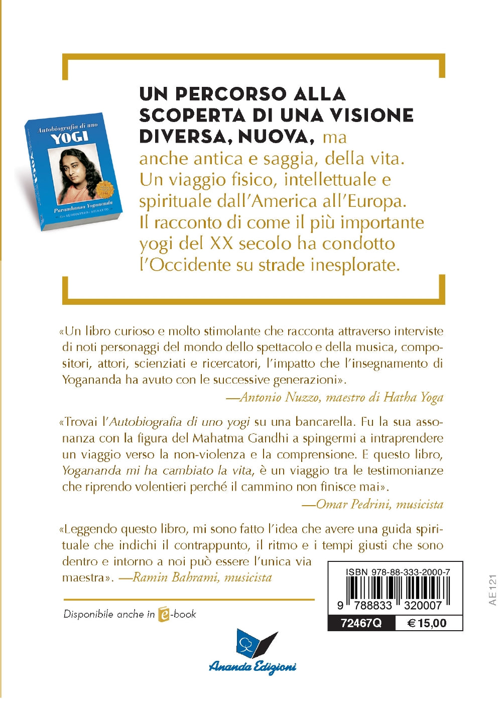 Yogananda mi ha cambiato la vita