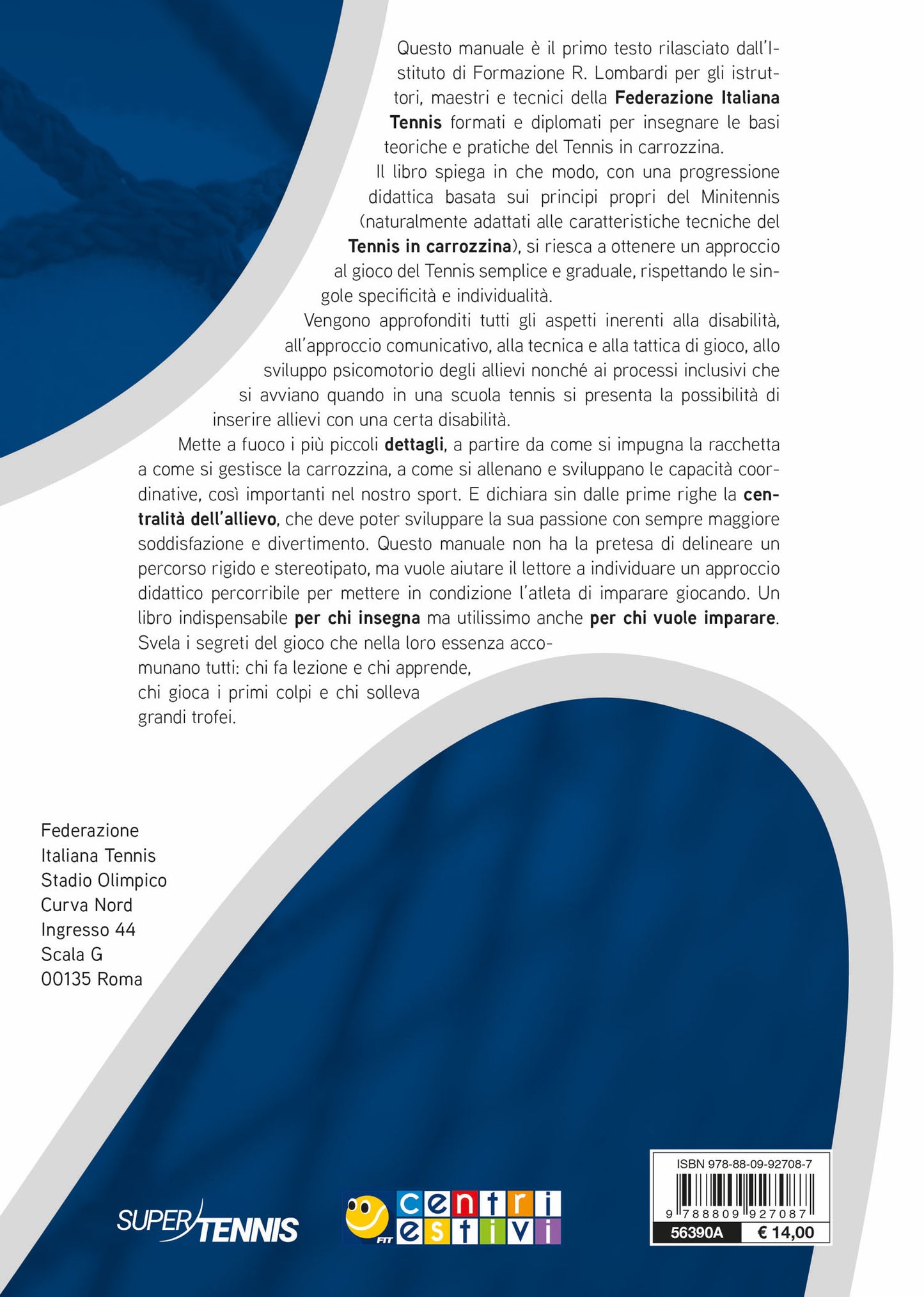 Manuale del tennis in carozzina