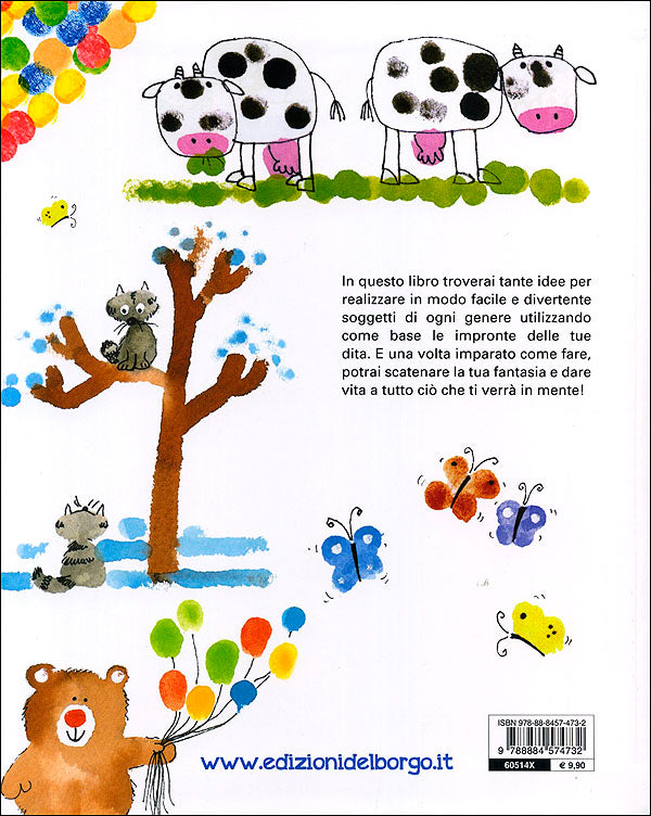 Disegnare con le impronte::Corso di disegno per bambini