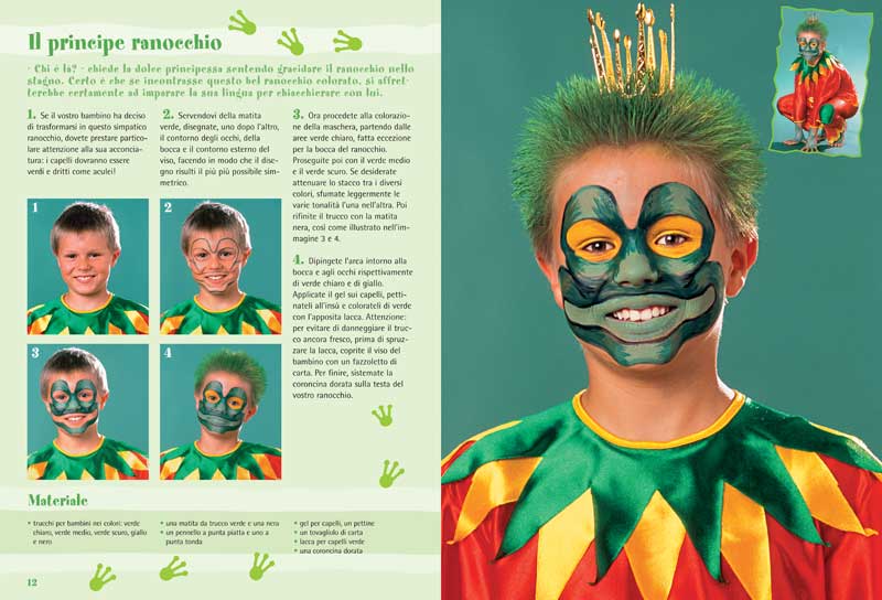 Maschere e trucchi per tutte le occasioni::Carnevale, Halloween, Feste in genere - Con i modelli delle maschere