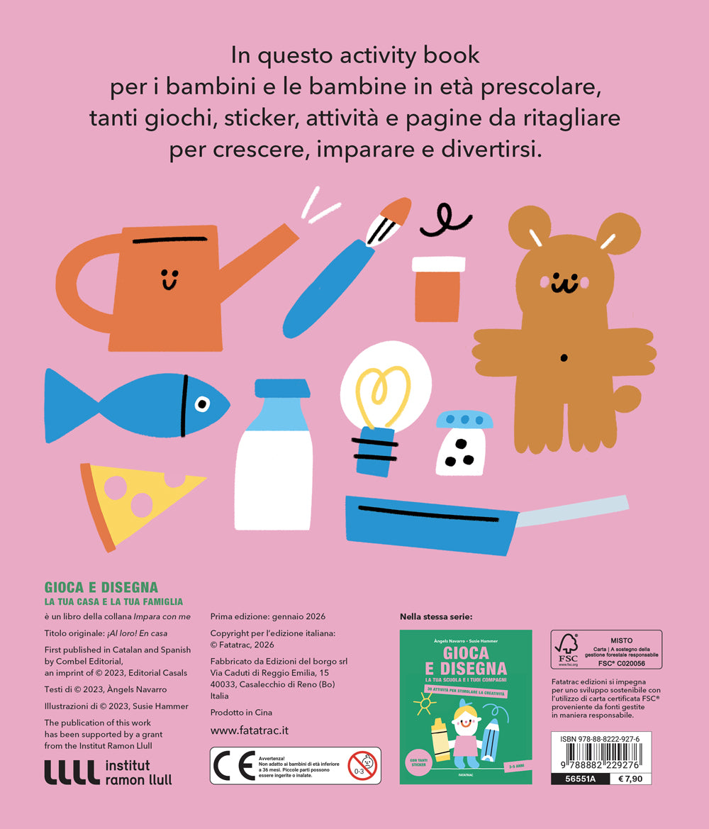 Gioca e disegna la tua casa e la tua famiglia