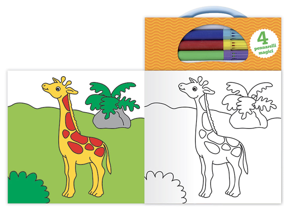 Colora in vacanza con i pennarelli magici