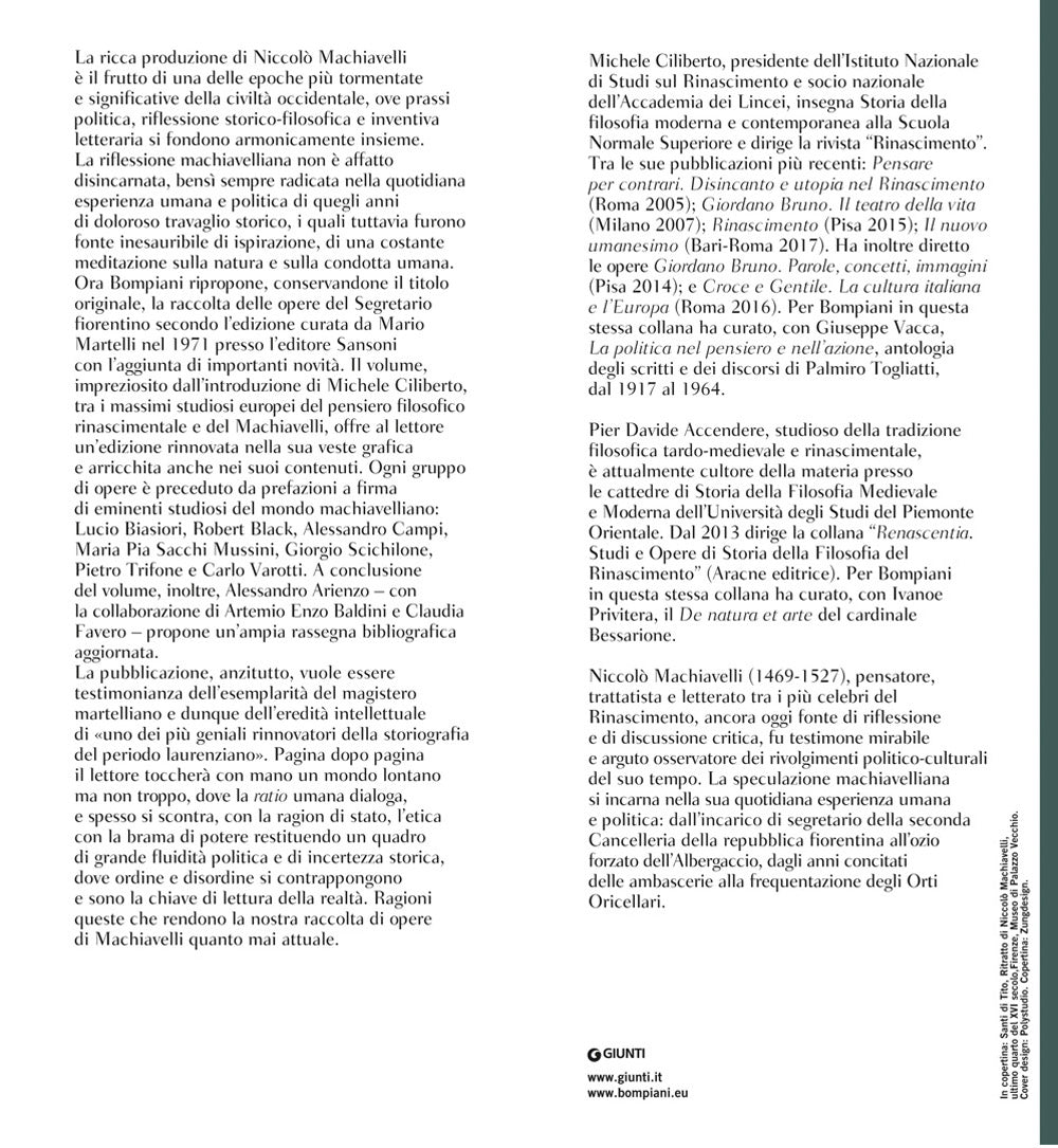 Tutte le opere::Secondo l'edizione di Mario Martelli (1971)