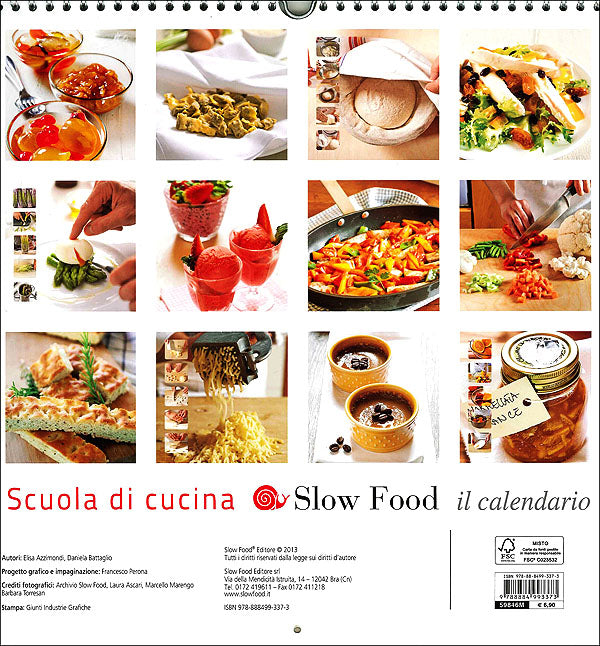 Scuola di cucina Slow Food - Calendario 2014::Formato grande