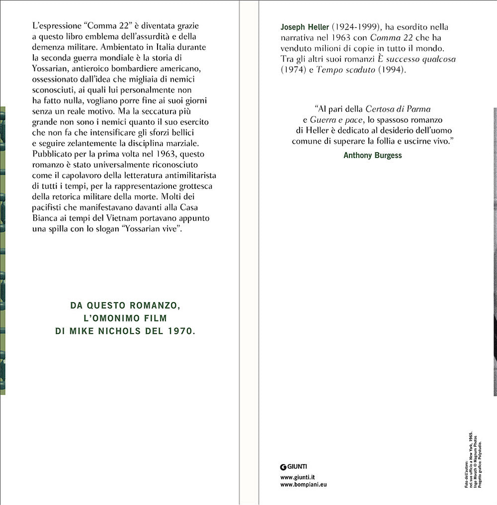 Comma 22::Nuova traduzione di Sergio Claudio Perroni
