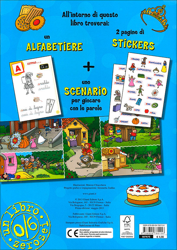 L'alfabeto magico. Le fiabe::Con tantissimi stickers riposizionabili