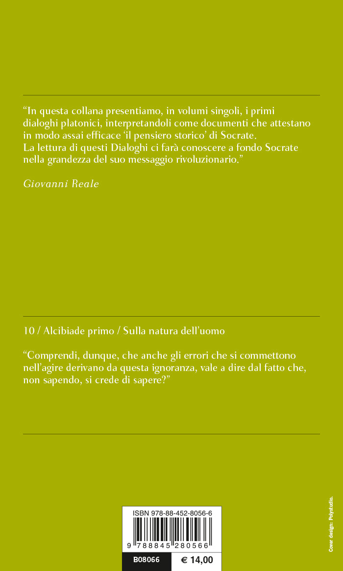 Alcibiade primo. Sulla natura dell'uomo::Testo greco a fronte