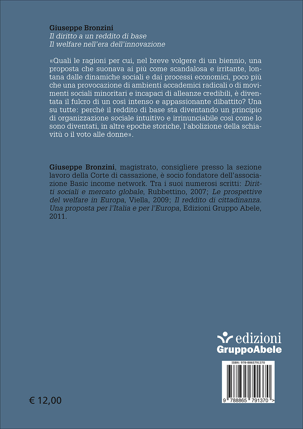 Il diritto a un reddito di base::Il welfare nell'era dell'innovazione