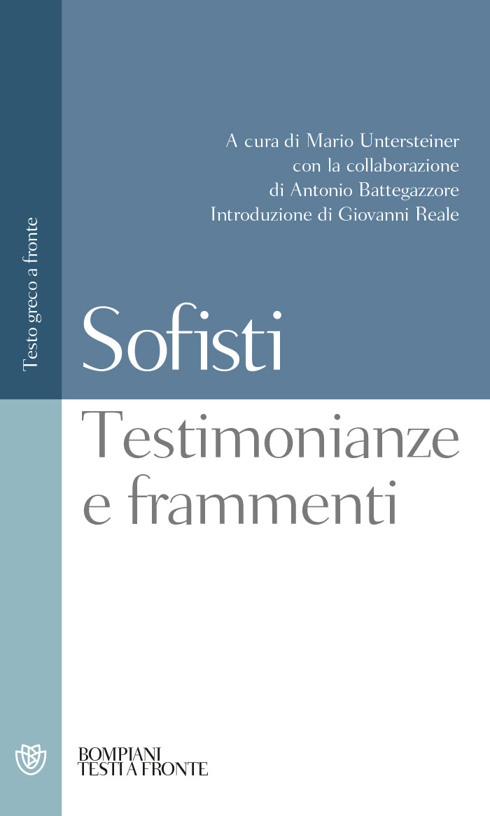 Testimonianze e frammenti::Testo greco a fronte