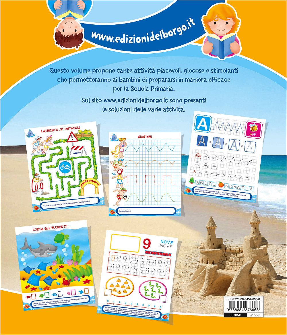 Gioca e impara prima della scuola - 5/6 anni::Giochi Grafismi Lettere Numeri