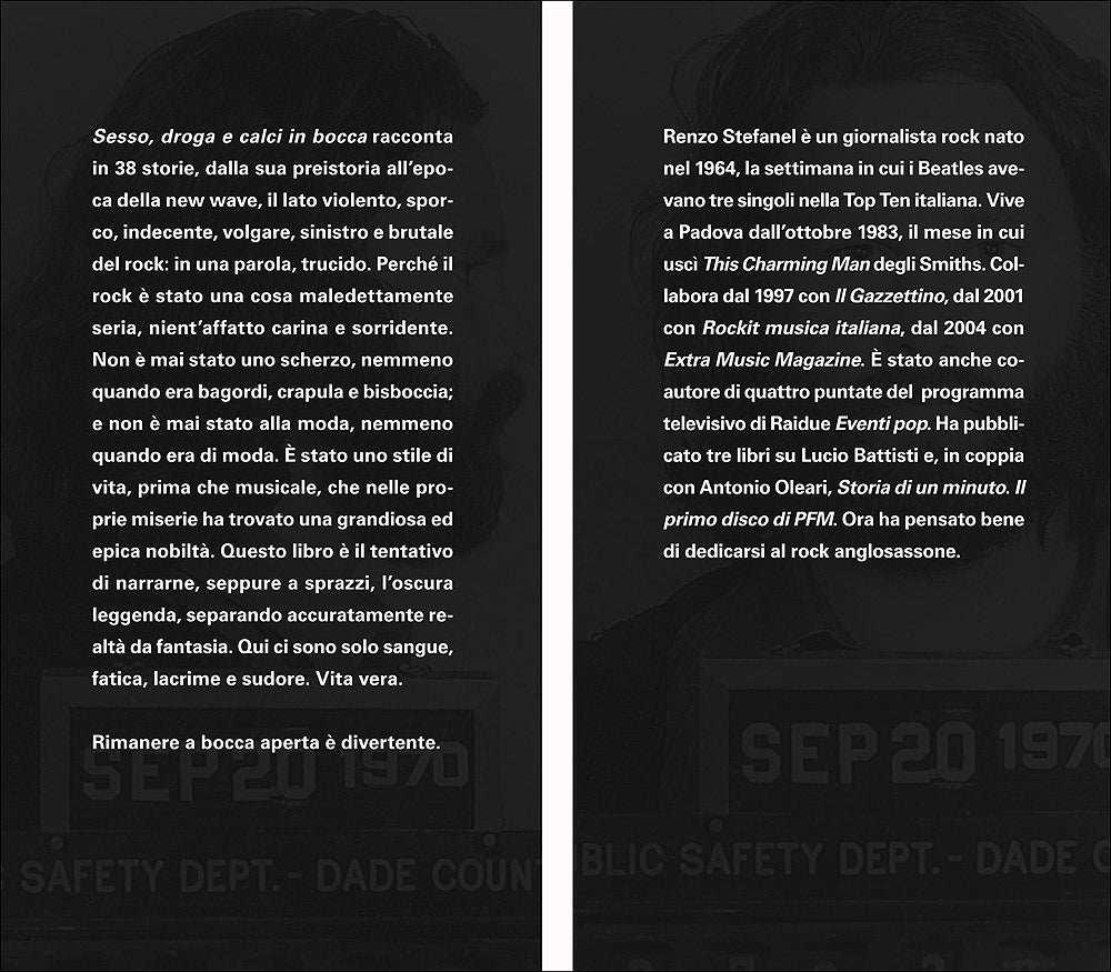 Sesso, droga e calci in bocca::Storie del rock maledetto