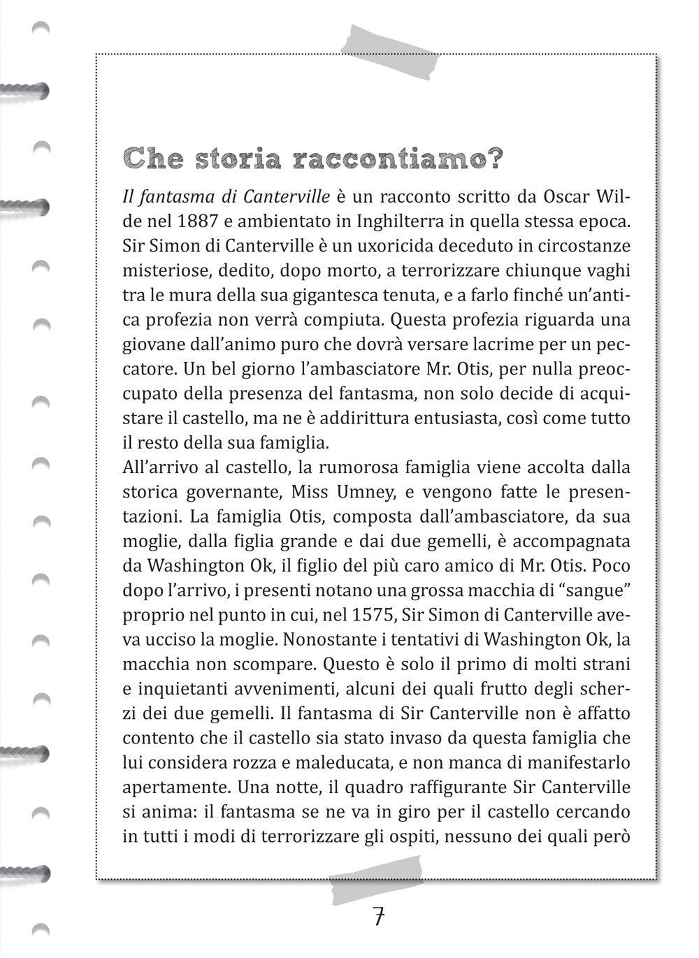 Il fantasma di Canterville::Testi teatrali per attori in erba