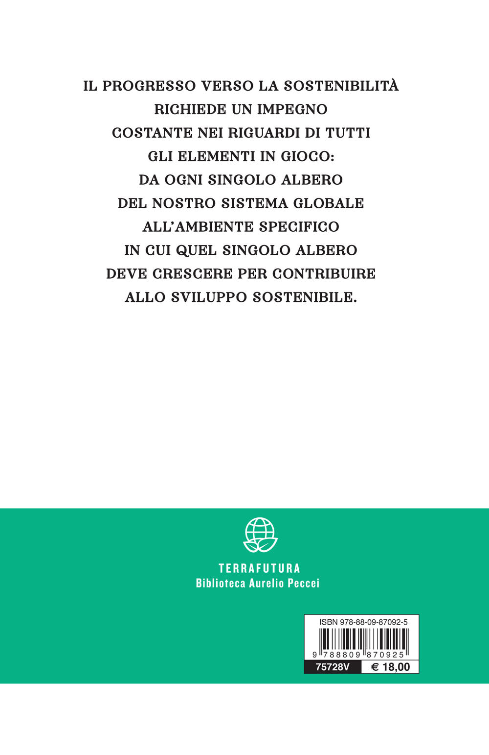 Imperativo sostenibilità::Pensare e governare lo sviluppo umano e ambientale