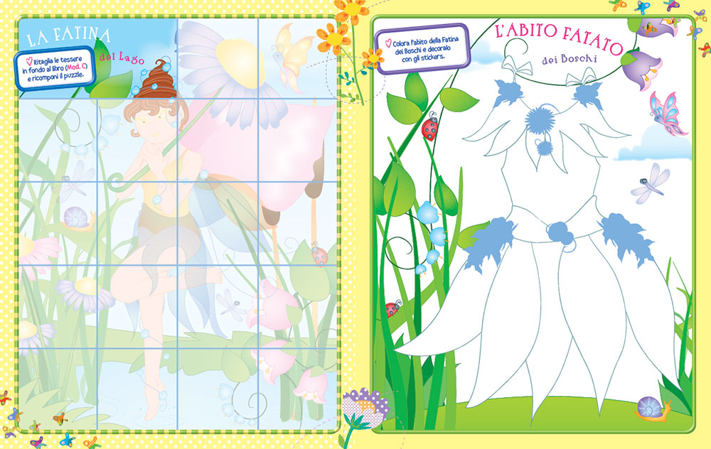 Fare e giocare con le fate + pennarelli