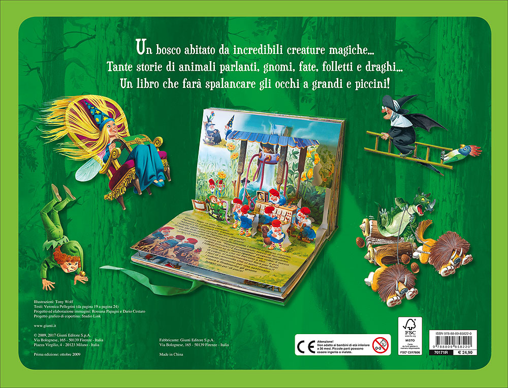 Il meraviglioso libro pop-up del Bosco (Tridimensionale)