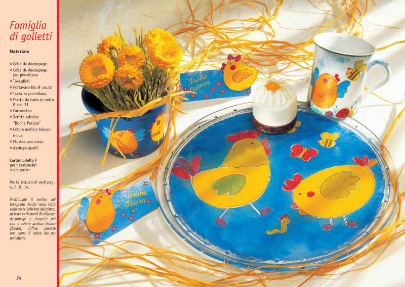 Decorare a Pasqua con il decoupage