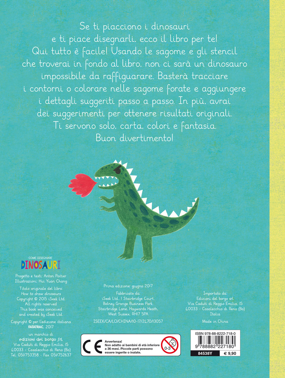 COME DISEGNARE DINOSAURI::Con più di 58 sagome per disegnare in modo facile e divertente!
