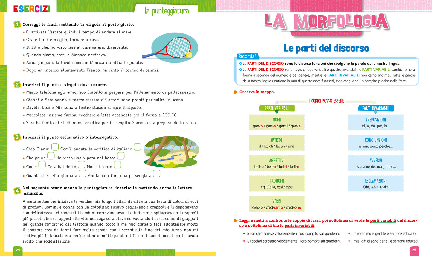 E' tempo di emozioni Riflessione linguistica classe 5