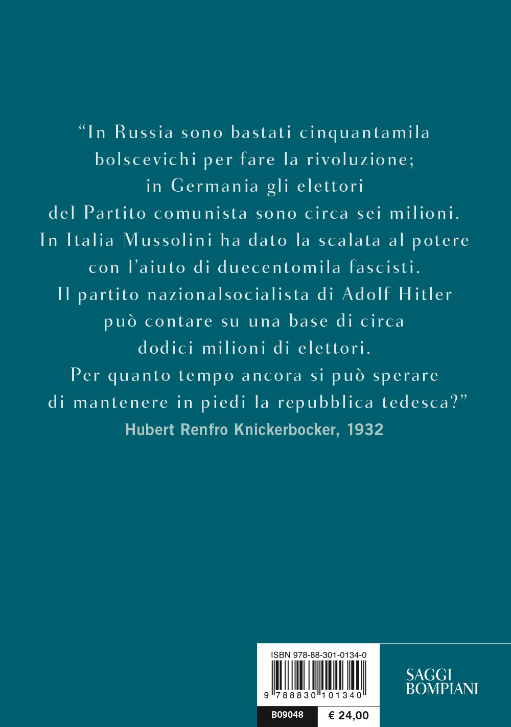 I becchini::L’ultimo inverno della Repubblica di Weimar