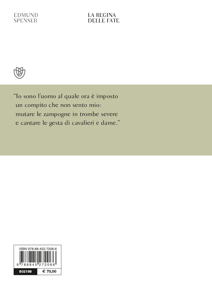La regina delle fate::Testo inglese a fronte