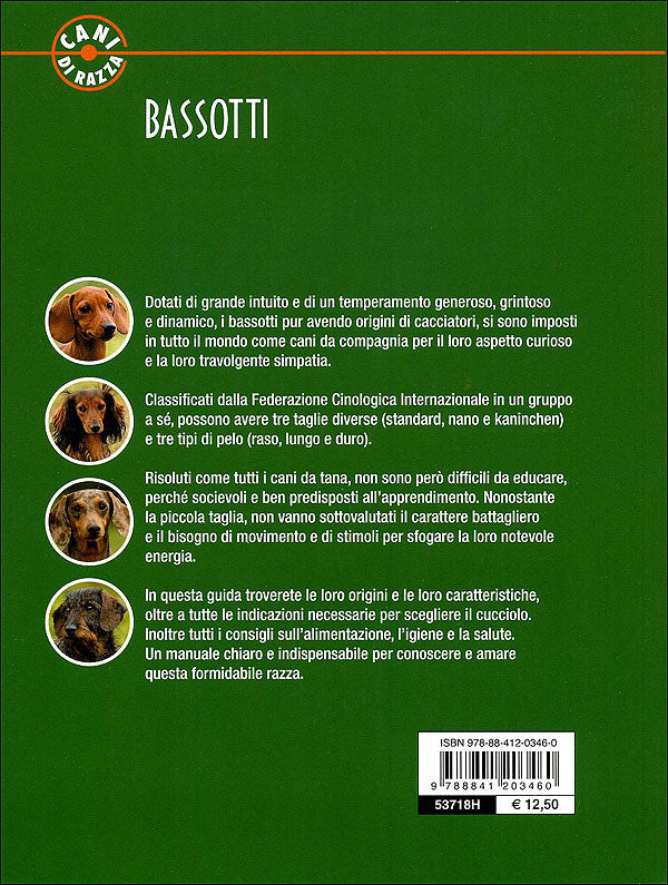 Bassotti::Scelta del cucciolo - Standard - Educazione - Alimentazione - Salute