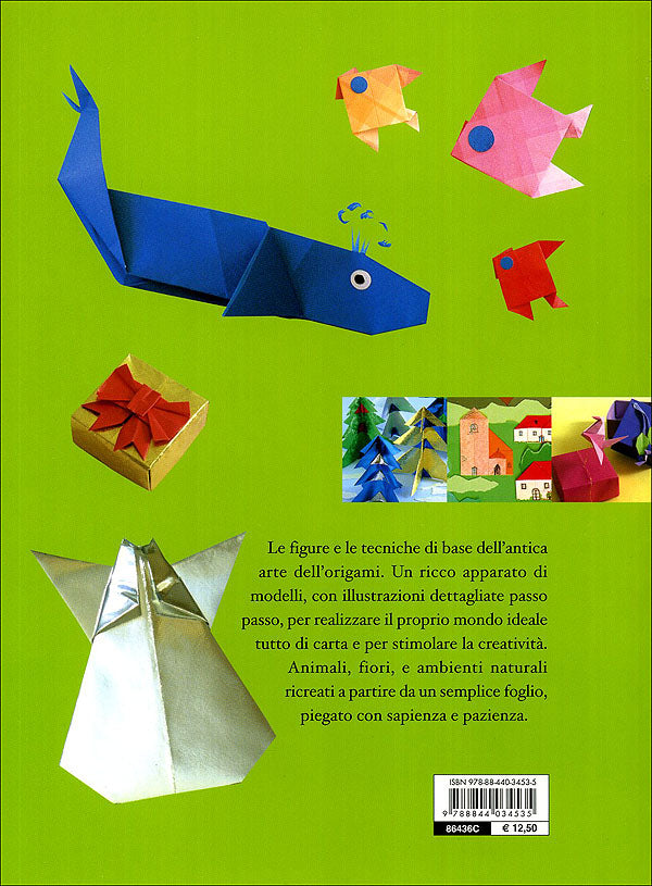 Origami Manuale completo::Crea opere d'arte piegando la carta con fantasia