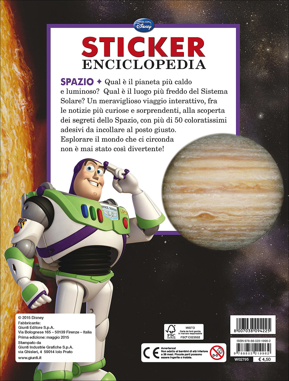Sticker Enciclopedia - Spazio::Con più di 50 adesivi!