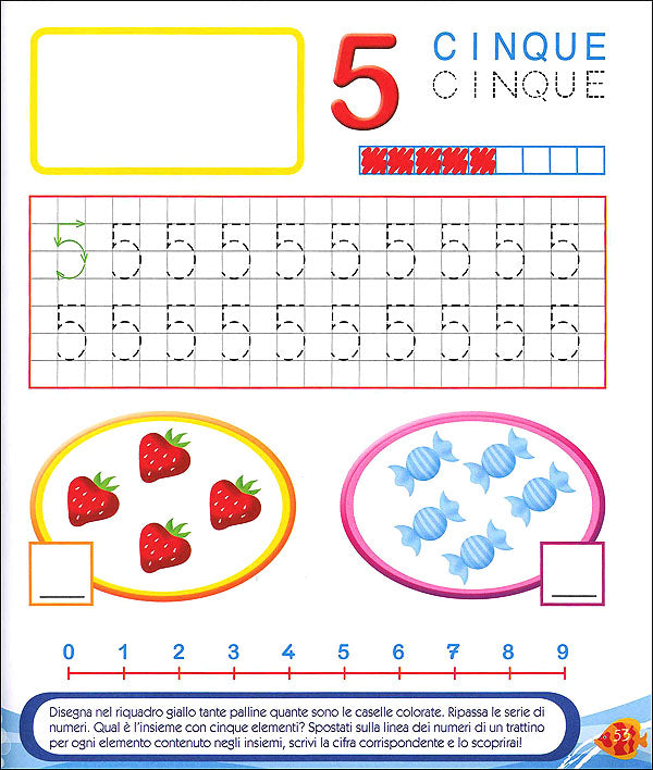 Glu Glu - Gioco e imparo in vacanza 5/6 anni::Lettere e numeri - Con tanti adesivi