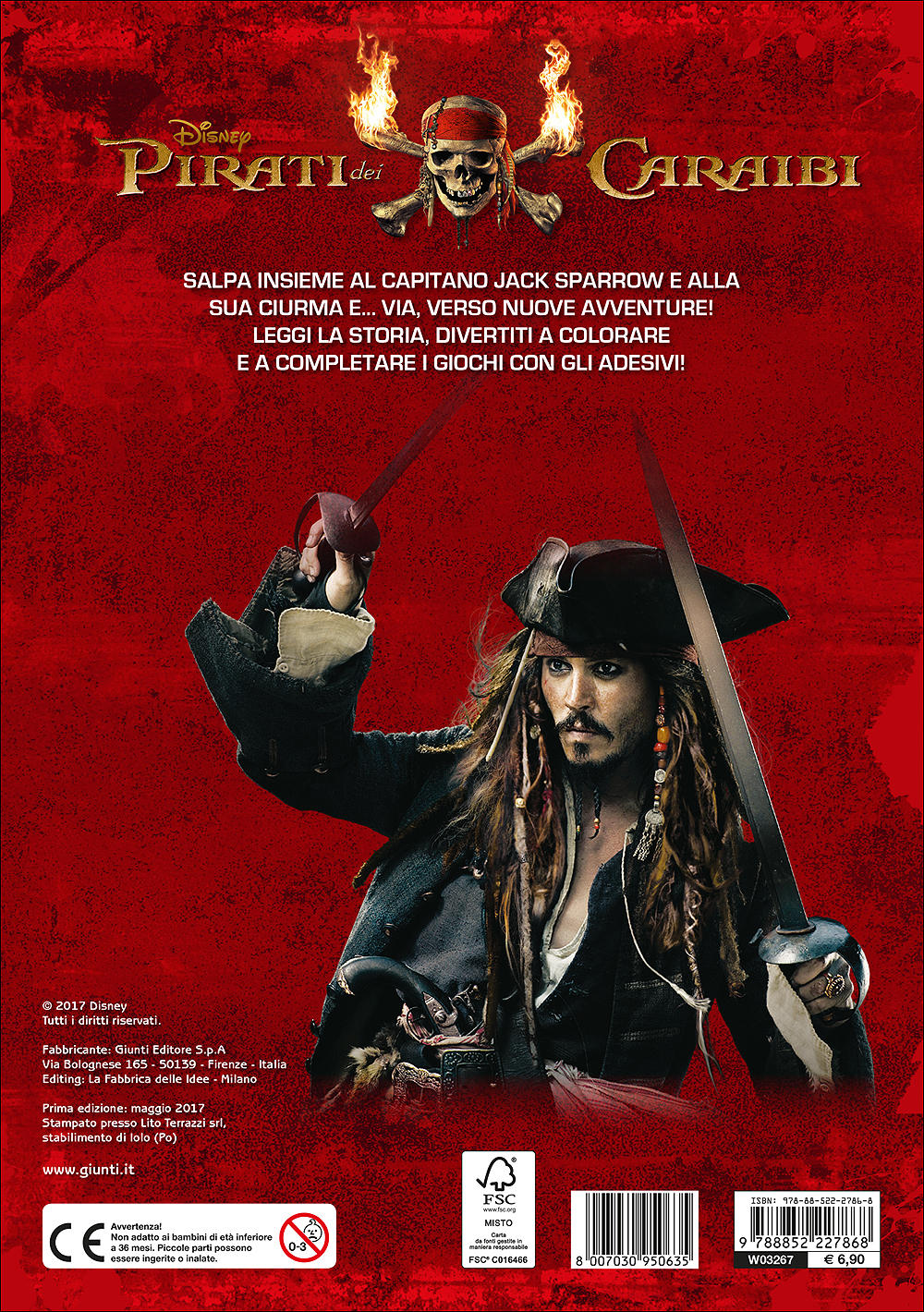 Attacca gli eroi - Pirati dei Caraibi. Gioca, colora e attacca gli eroi::Con tanti adesivi
