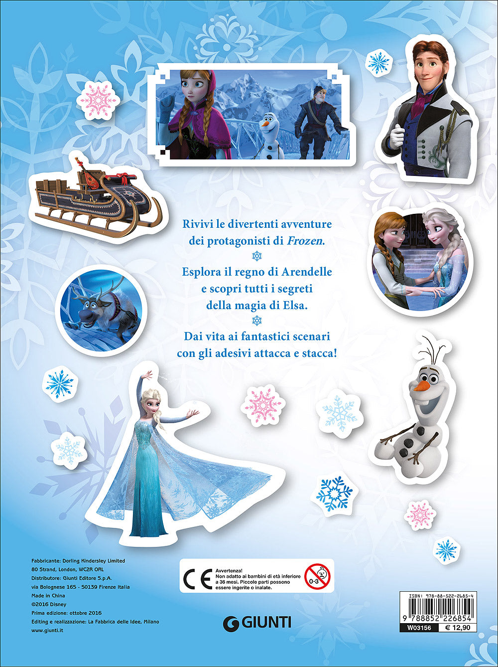Collezione di Adesivi - Frozen::Collezione glaciale di adesivi - Più di 1000 adesivi