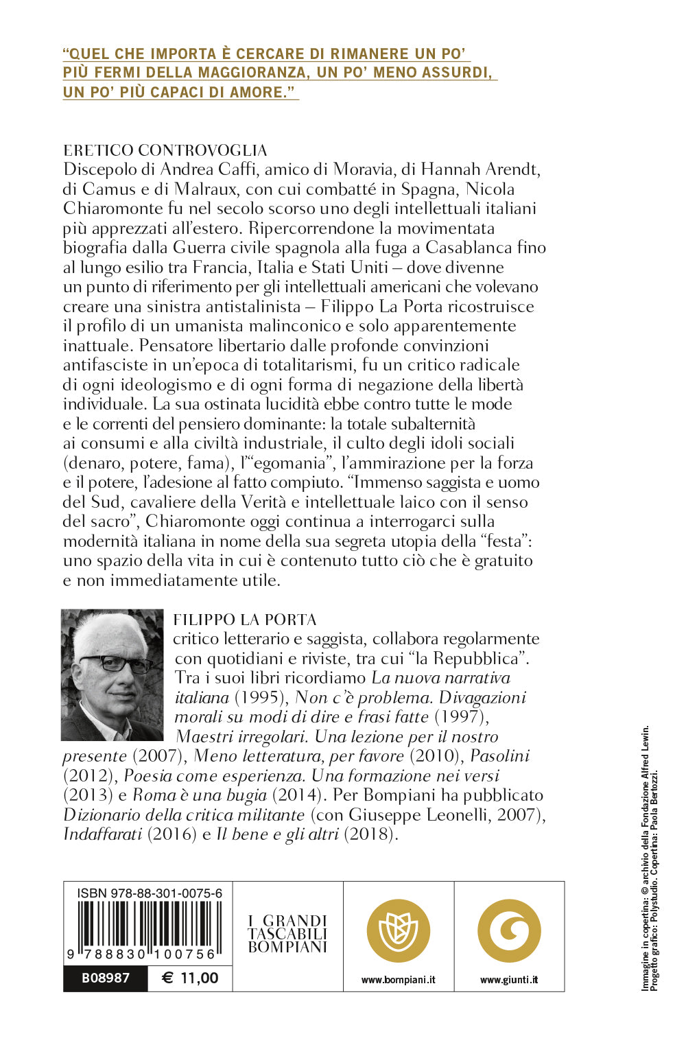 Eretico controvoglia::Nicola Chiaromonte. Una vita tra giustizia e libertà