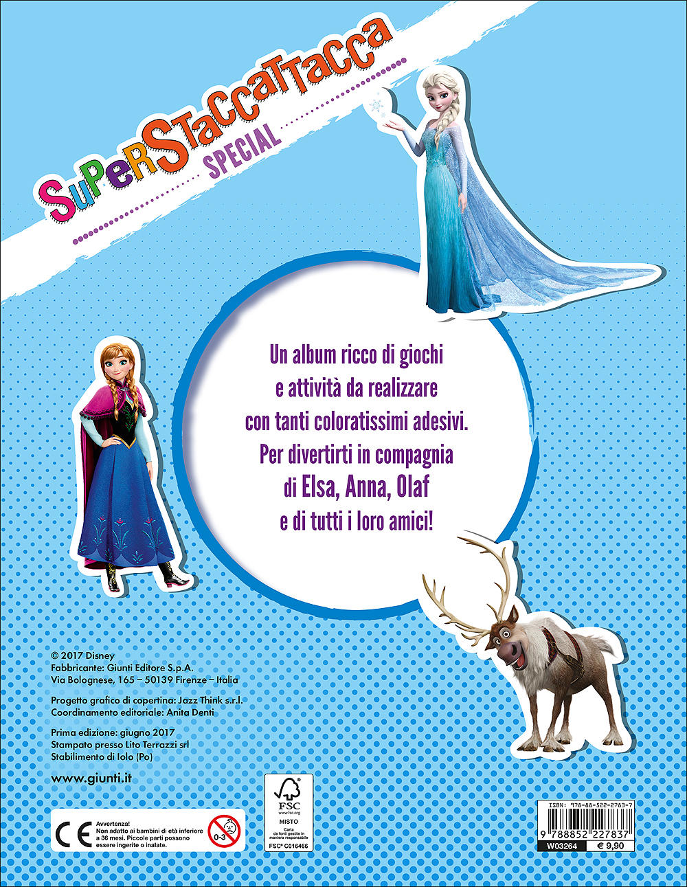Superstaccattacca Special - Frozen::Più di 300 adesivi!