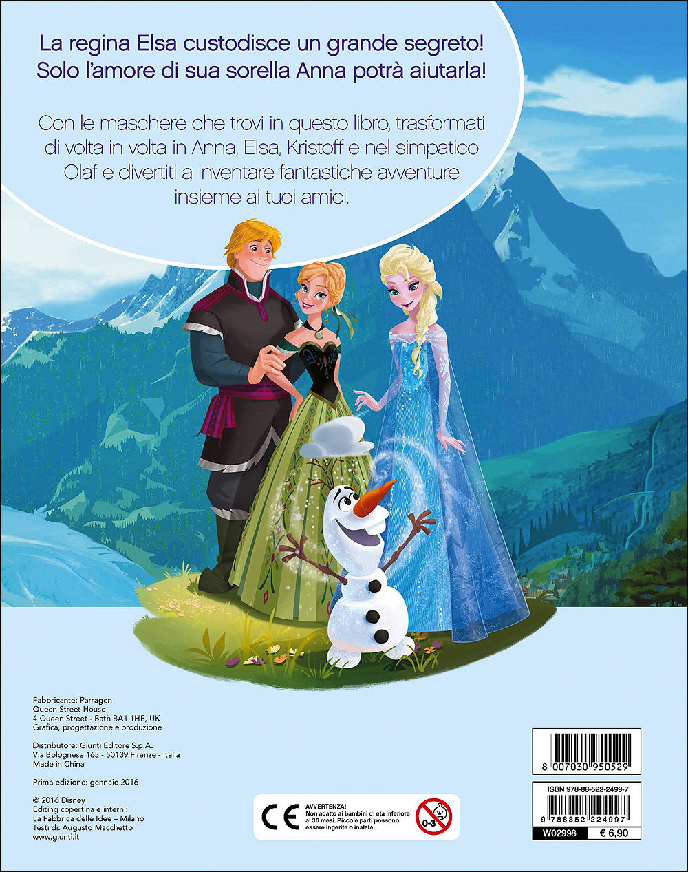 Storie in Maschera - Frozen::4 maschere da indossare! - Leggi la storia e mettila in scena!