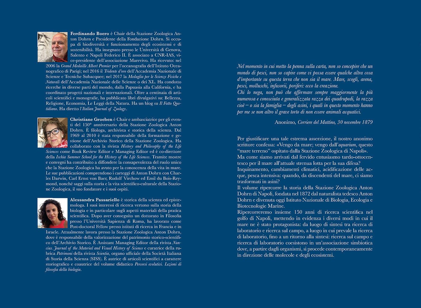 La vita del mare  il mare per la vita::150 anni di ricerca alla Stazione Zoologica Anton Dohrn